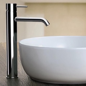 Bathroom Faucet Chrome Round Vessel Sink Faucet Remer XF11LXLUSNL-CR